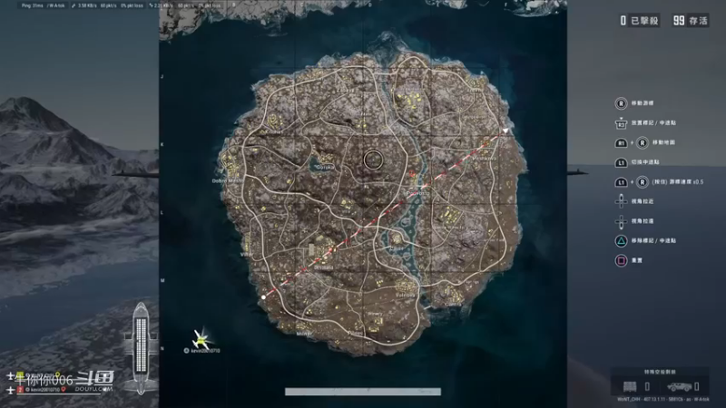 绝地求生 PS4主机吃鸡 (头铁玩家 就是要用PS4 摇杆吃鸡 说菜的！你试试，看看你，是不是键盘侠 我好像突然明白了) (48)