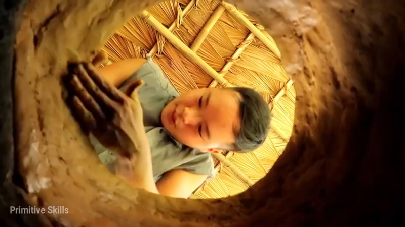 精剪回顾1号基地15黏土炉具8【真人我的世界-空手发展-单人炼铁】