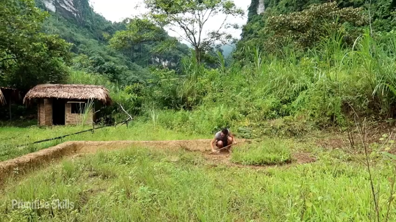 精剪回顾1号基地21育苗池3【真人我的世界-空手发展-单人炼铁】