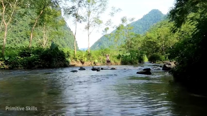 精剪回顾1号基地24打野吃吃吃9【传统技术-真人我的世界-空手发展-单人炼铁】