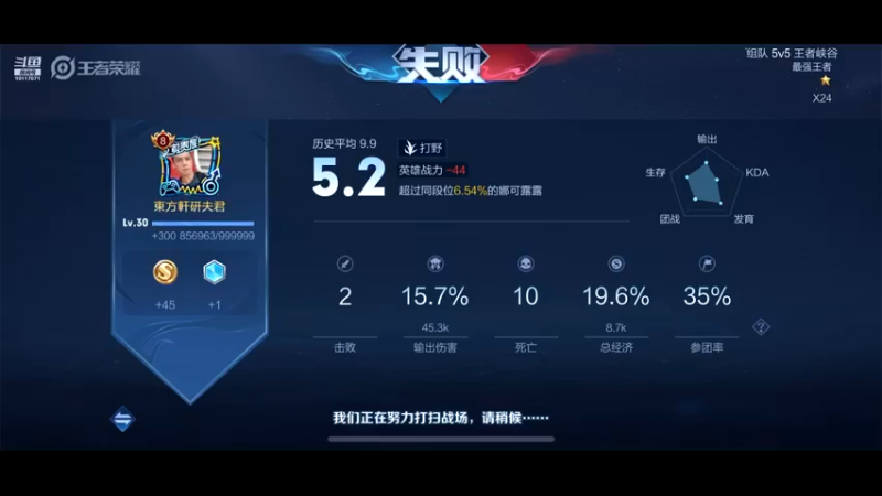 【2021-09-02 00点场】東方小志：0901你好九月！王者时间
峡谷有你不孤