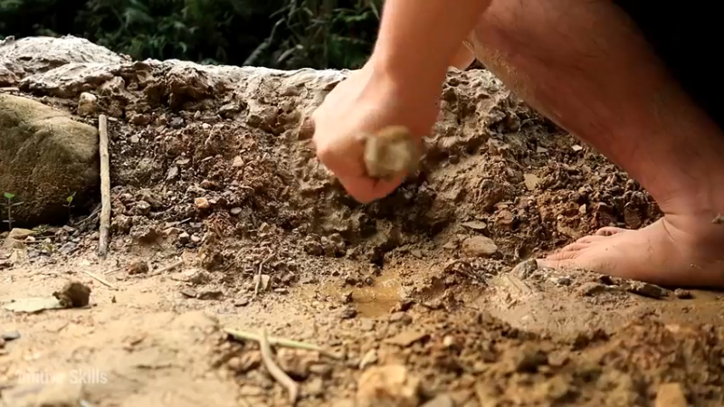 精剪回顾1号基地11鱼塘11【真人我的世界-空手发展-单人炼铁】