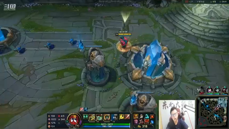 英雄联盟游戏知名主播直播录像