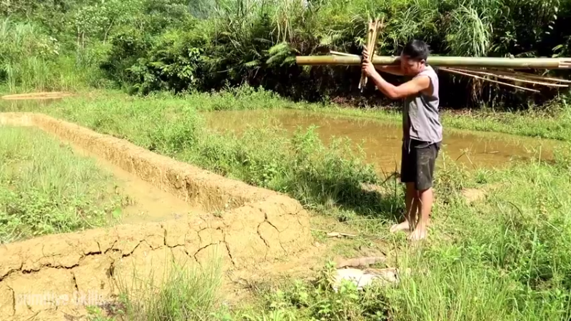 精剪回顾1号基地23农家水田7【传统技术-真人我的世界-空手发展-单人炼铁】