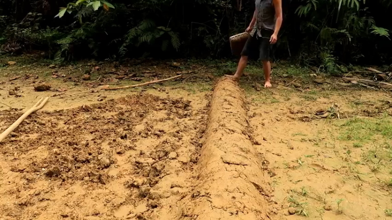 精剪回顾1号基地11鱼塘7【真人我的世界-空手发展-单人炼铁】