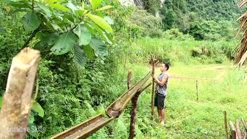 精剪回顾1号基地23农家水田6【传统技术-真人我的世界-空手发展-单人炼铁】