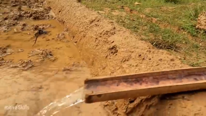 精剪回顾1号基地11鱼塘10【真人我的世界-空手发展-单人炼铁】