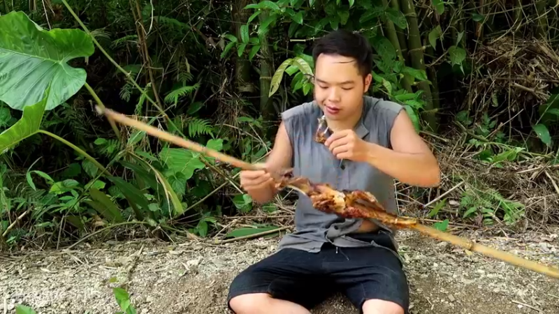 精剪回顾1号基地24打野吃吃吃13【传统技术-真人我的世界-空手发展-单人炼铁】