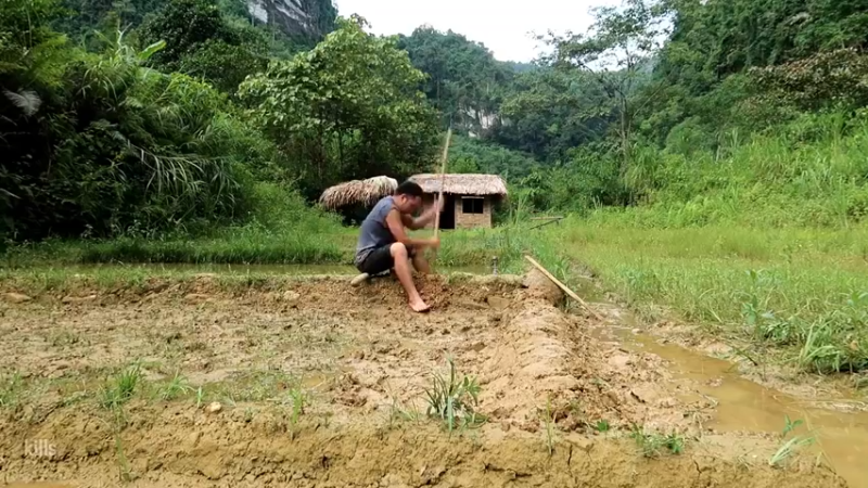 精剪回顾1号基地18育苗3【真人我的世界-空手发展-单人炼铁】