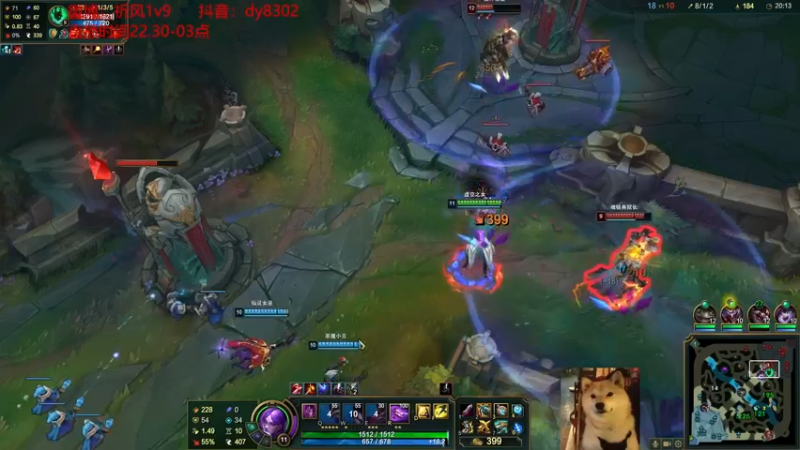 【2021-09-07 02点场】祈风1v9：国服第一VN！一个打八百多个！