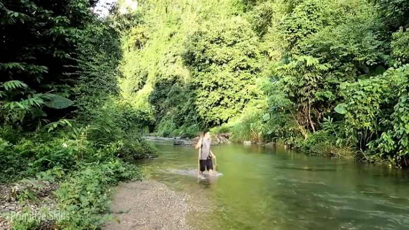 精剪回顾1号基25抓鱼育种7【传统技术-真人我的世界-空手发展-单人炼铁】