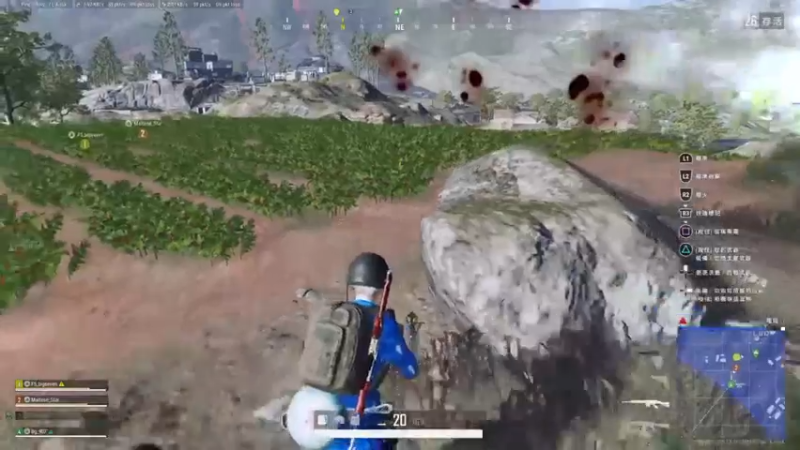 谁头铁 谁硬，变身动作英雄！PS4 绝地求生 手柄吃鸡 最强体验  厉害啊，PS4 绝地求生(2021990)手柄吃鸡  像菜鸡群殴