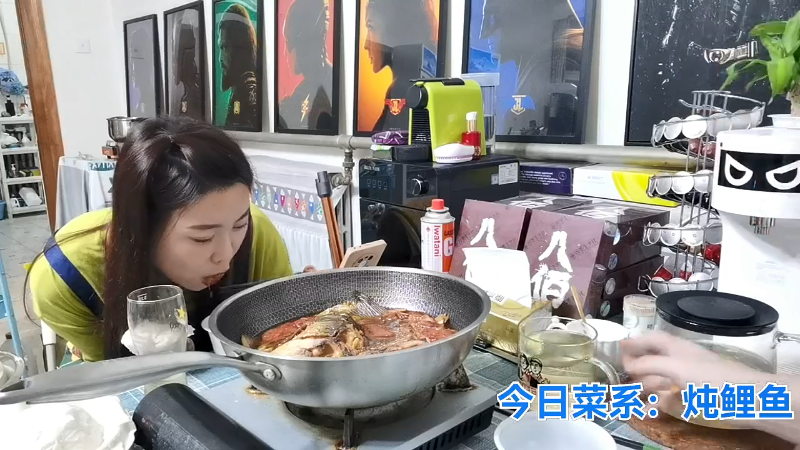 我在斗鱼看无尽无尽的无尽直播美食