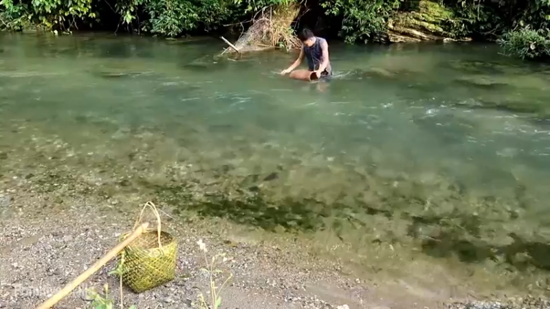 D2季经典T25抓鱼培育8【真人我的世界-空手发展-单人炼铁】