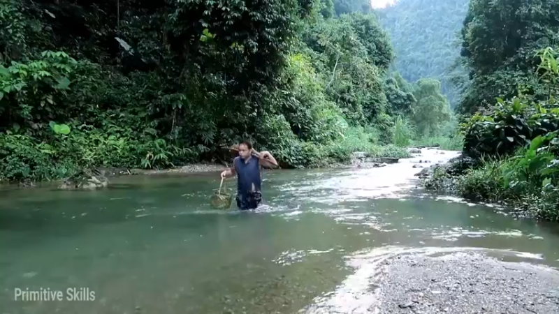 D2季经典T25抓鱼培育10【真人我的世界-空手发展-单人炼铁】