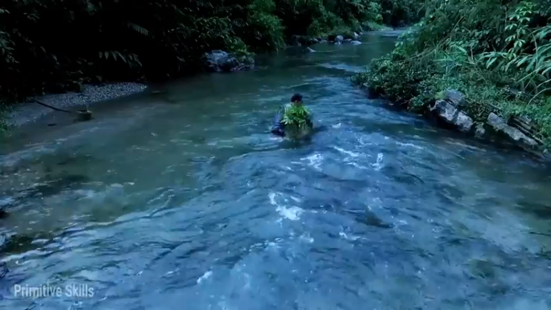 D2季经典T25抓鱼培育11【真人我的世界-空手发展-单人炼铁】