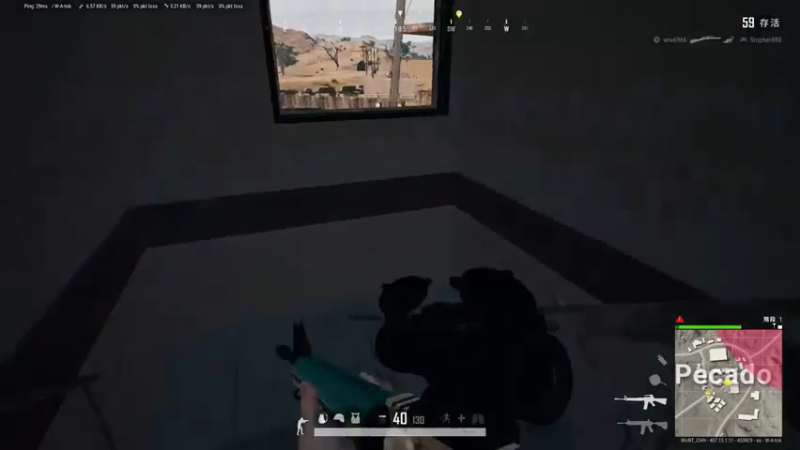 差评哈哈 PS4@ 必须吃到鸡为止27杀，PS4吃鸡别人都说容易，我怎么老是吃不到呢？感觉快吃鸡了