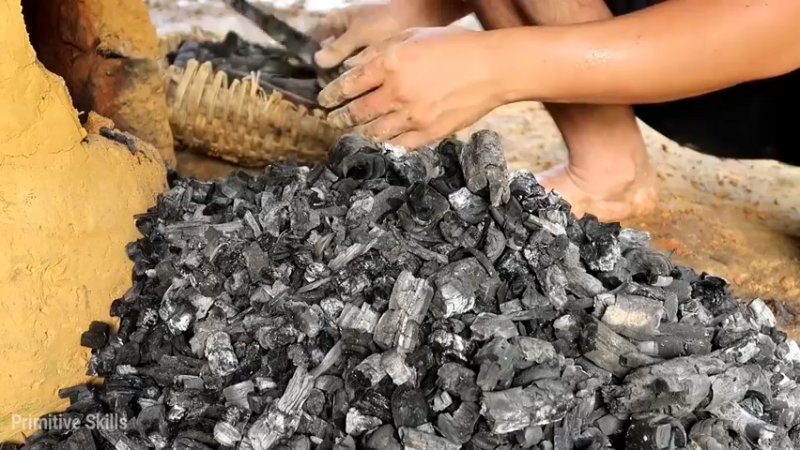 D2季经典T29烧炭(9)【真人我的世界-空手发展-单人炼铁】