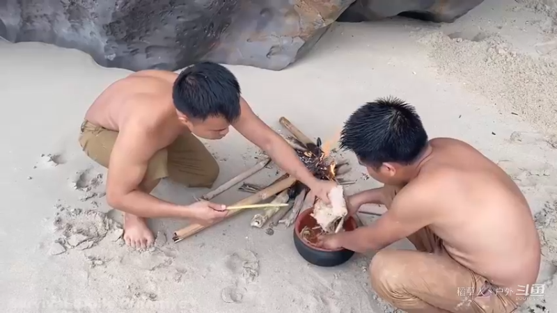 更新S2P19制作渔网捕鱼(10)又一条倒霉石斑鱼