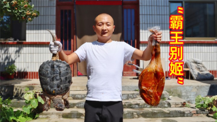 670买了鳄龟，火腿和鸡，大冬做“霸王别姬”，这菜太硬了