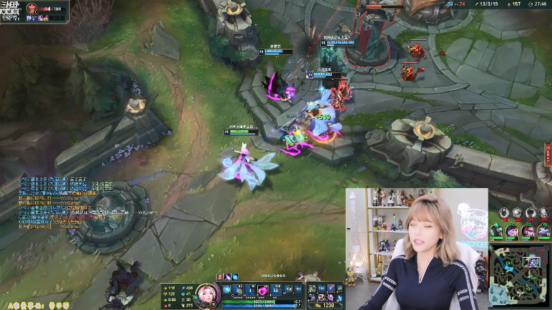 我在斗鱼看不2不叫周淑怡直播英雄联盟