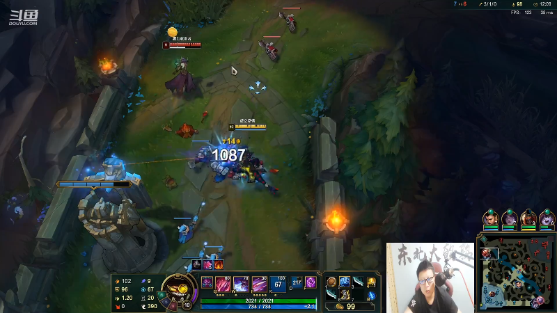 【英雄联盟】东北大鹌鹑的精彩时刻 20210911 01点场