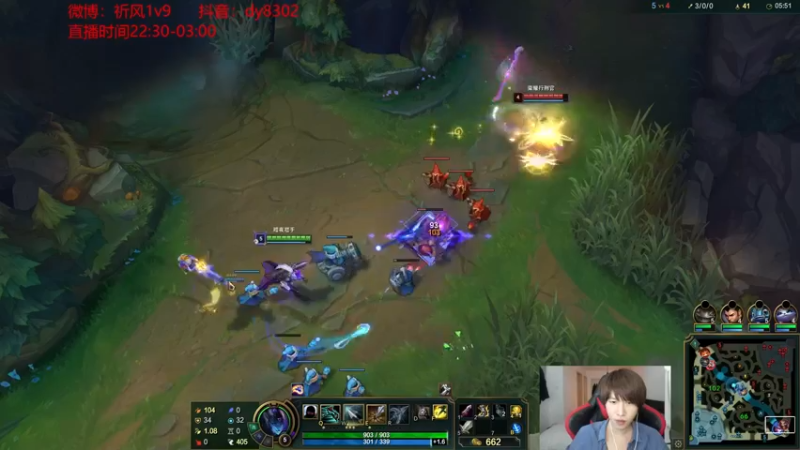 【2021-09-11 02点场】祈风1v9：国服第一VN！一个打八百多个！