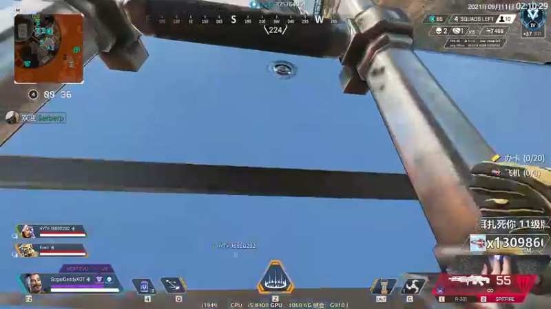 【2021-09-11 02点场】Jusley：1060显卡开播上大师 你行你来不行别叭