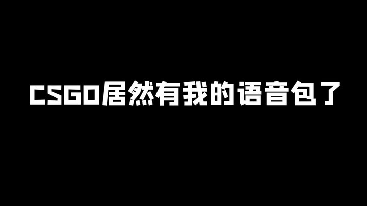 CSGO也有我的语音包了
