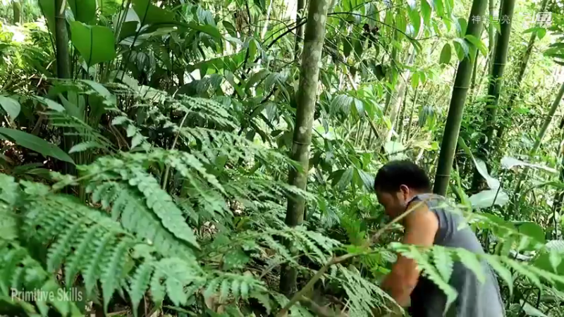 回顾1号基地37伐木累(5)铁斧【真人我的世界-空手发展-单人炼铁】