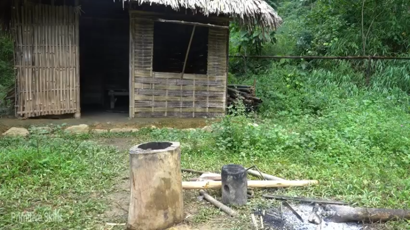 S2离网乐园自由荒野45科学去皮(7)【真人我的世界-空手发展-单人炼铁】