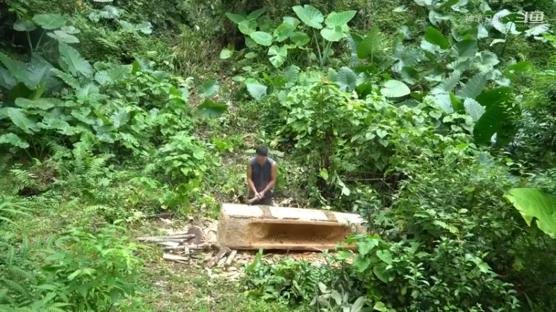 回顾1号基地39躺下试试(9)铁斧【真人我的世界-空手发展-单人炼铁】