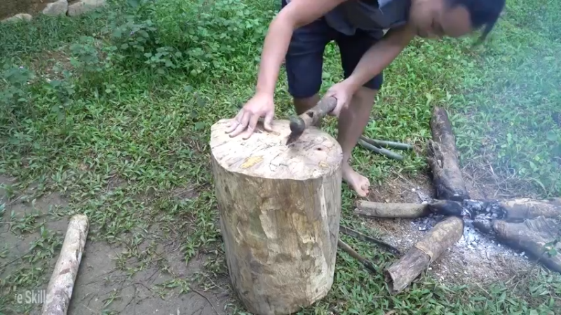 S2离网乐园自由荒野45科学去皮(4)【真人我的世界-空手发展-单人炼铁】