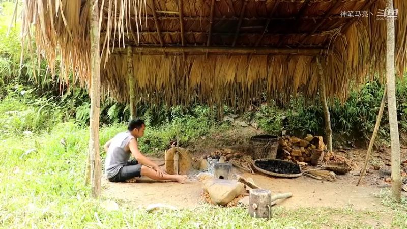 回顾1号基36文明的进步(2)铁斧【真人我的世界-空手发展-单人炼铁】