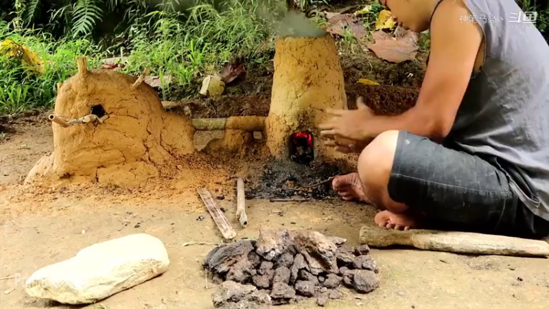 精剪回顾1号基地33炼铁(7)【真人我的世界-空手发展-单人炼铁】