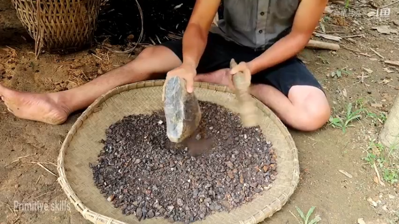 精剪回顾1号基地35文明的进步-铁(5)【真人我的世界-空手发展-单人炼铁】