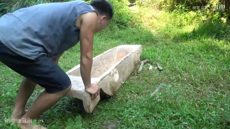 回顾1号基地39躺下试试(15)铁斧【真人我的世界-空手发展-单人炼铁】