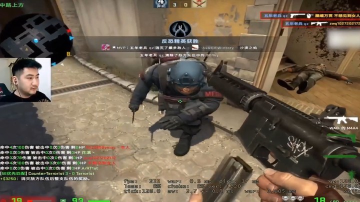 CSGO：茄子灭队操作合集，一打五瞬狙全秒，弹幕全是问号？