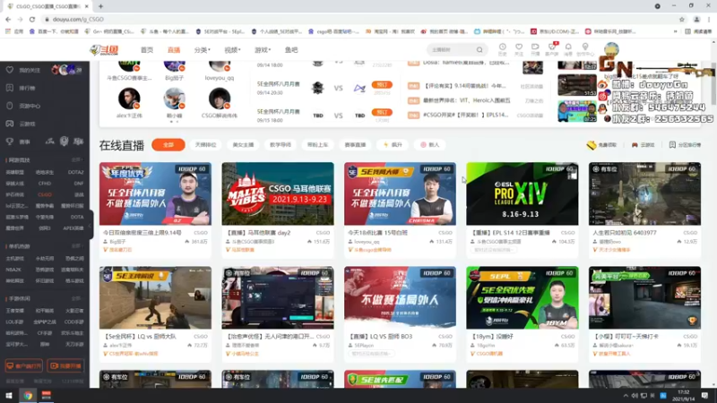 【2021-09-14 17点场】Gn丶钙奶：9.14 雇佣兵转型解说