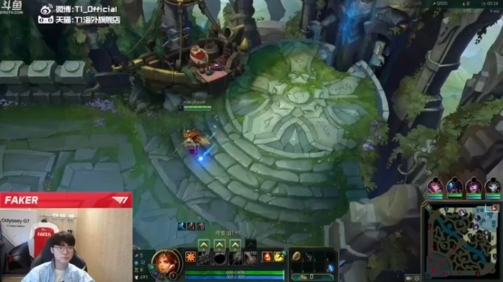 【T1直播faker】辅助雷欧娜带领队友拿下比赛胜利