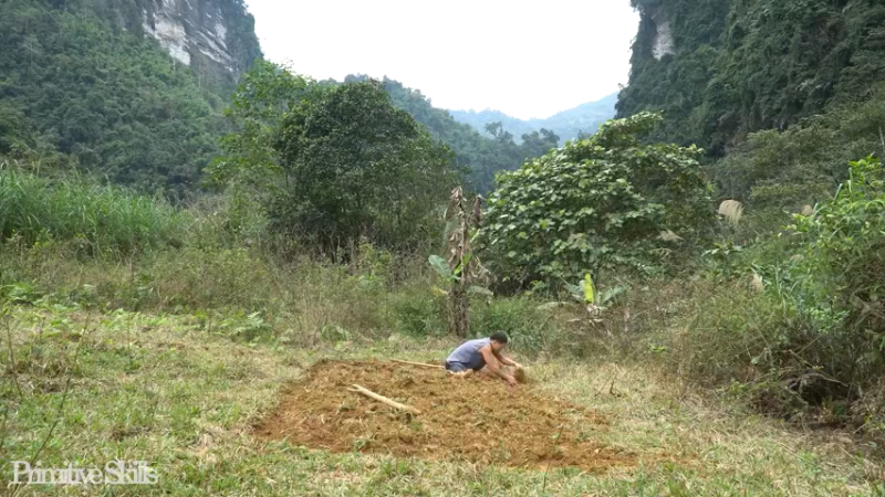 回顾2基地E53做菜园(4)【真人我的世界-空手发展-单人炼铁】