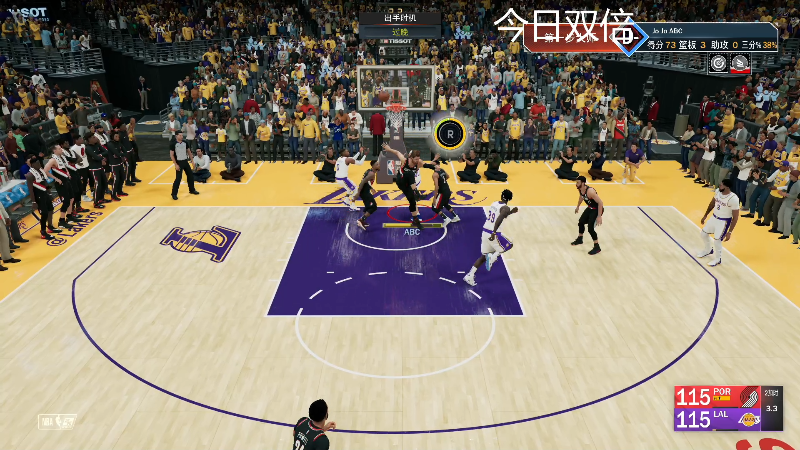 我在斗鱼看寅子直播NBA2K
