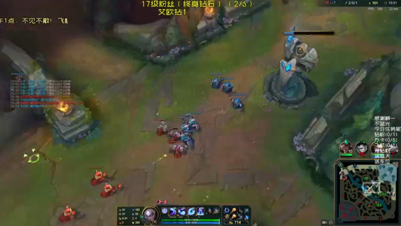 【2021-09-15 15点场】弘诺阿巴皎月：第一皎月，三级单杀四级越塔