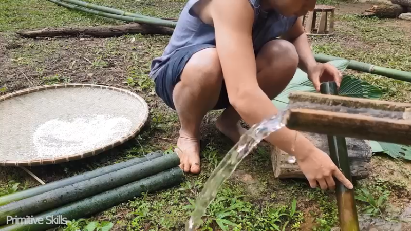 第二基地E52竹筒饭(5)【真人我的世界-空手发展-单人炼铁】