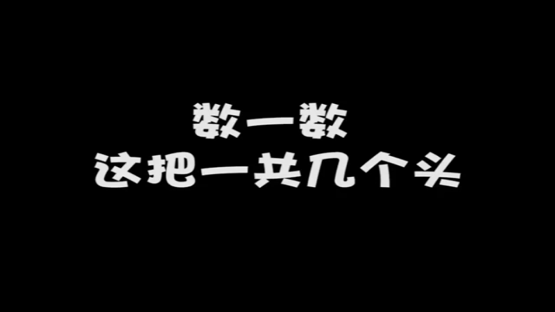 数一数这把一共几个头