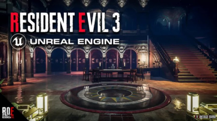 RESIDENT EVIL 3 REMAKE  CLOCK TOWER REBIRTH  UNREAL ENGINE 5