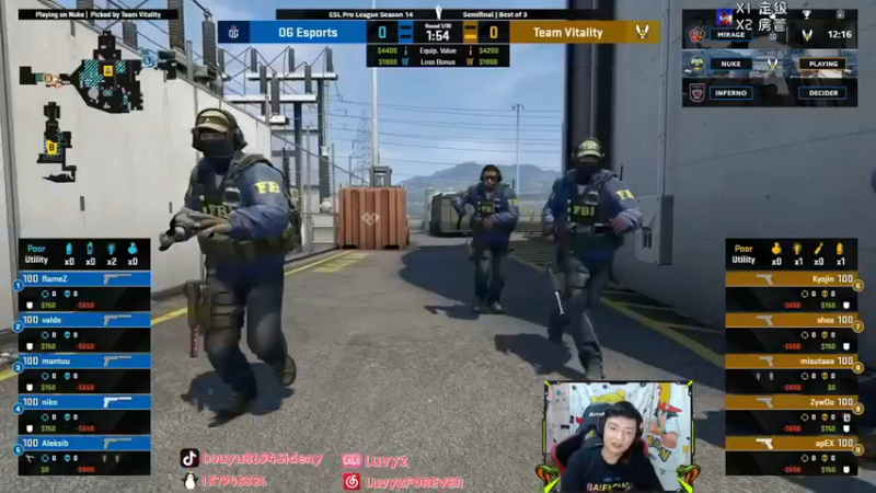 Sideny蛇：OG VS VIT