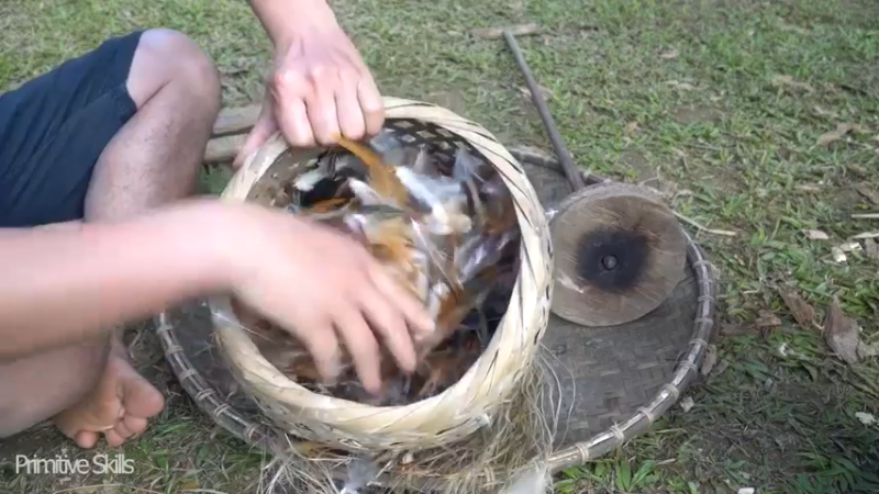 二基地T58用简单材料13制高温风箱《如果你一无所有 进入单人我的世界，自由荒野 离网乐园 全手工制作耕种 》