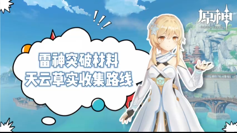 【原神】你问我答-雷神突破材料天云草实收集路线