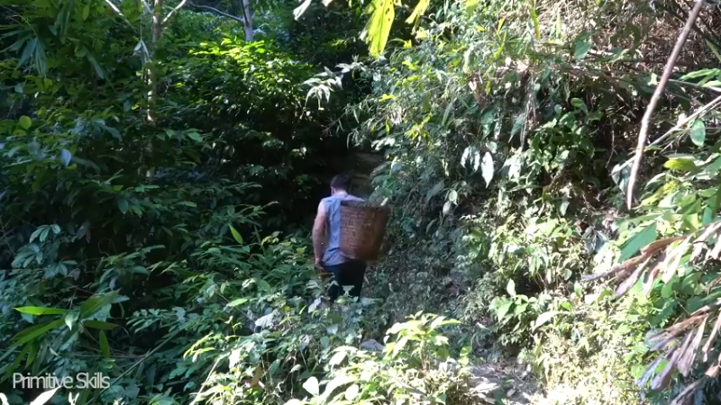 二基地T58用简单材料5制高温风箱《如果你一无所有 进入单人我的世界，自由荒野 离网乐园 全手工制作耕种 》